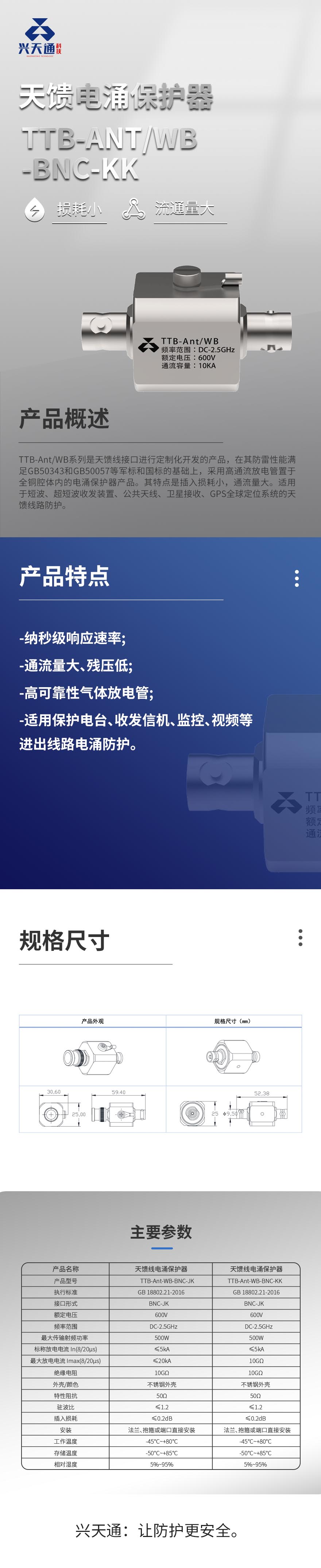 天馈电涌保护器 TTB-Ant:WB-BNC-KK详情页.jpg